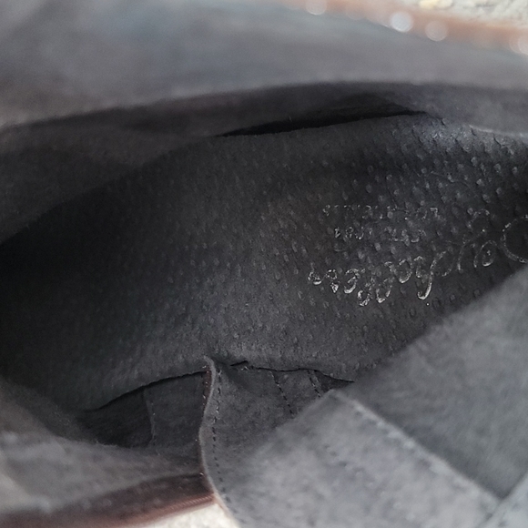 Seychelles Ankle Boots - Suede & Silver Metallic Chelsea Style Western - Picture 11 of 14